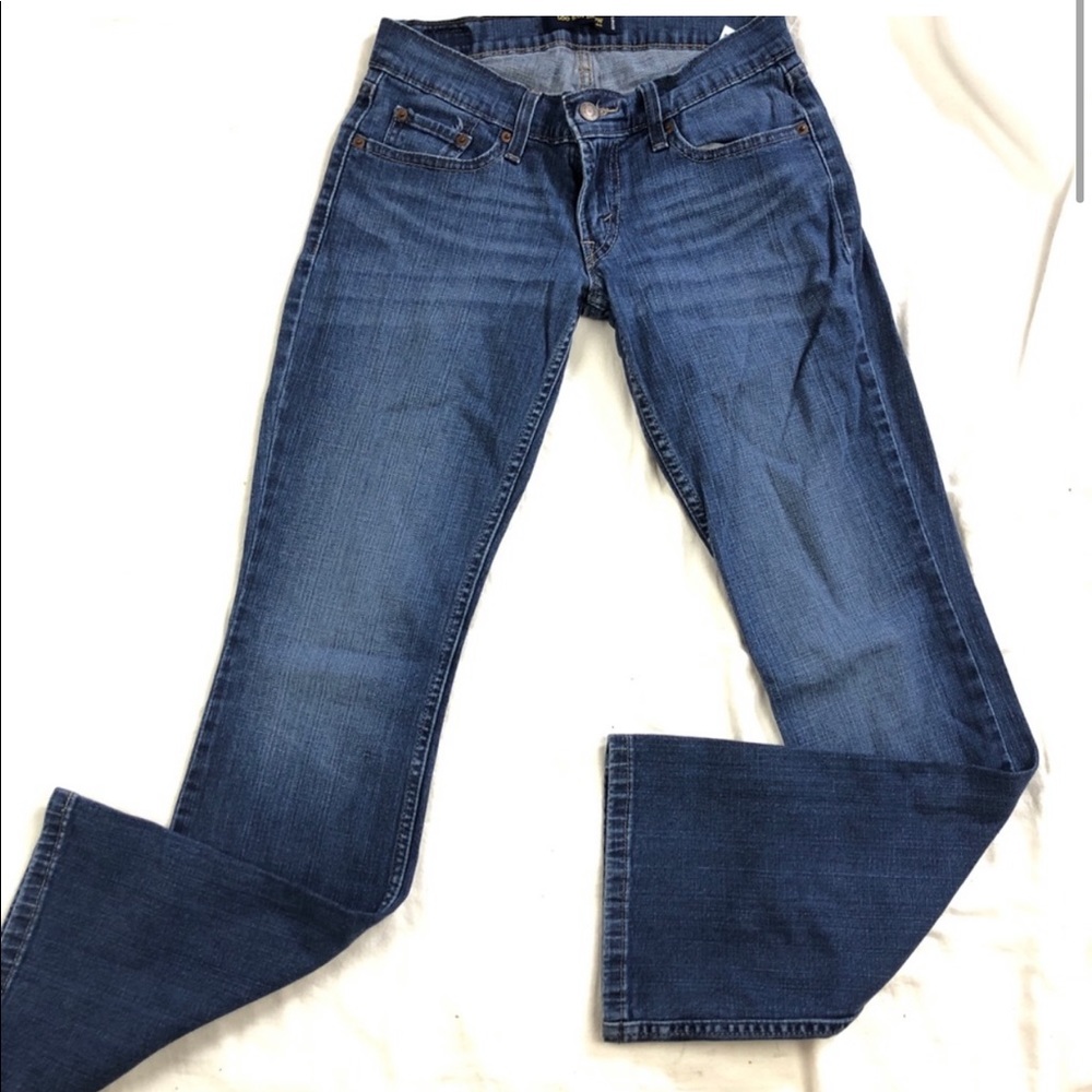 Levis too super low rise flare jeans size 1